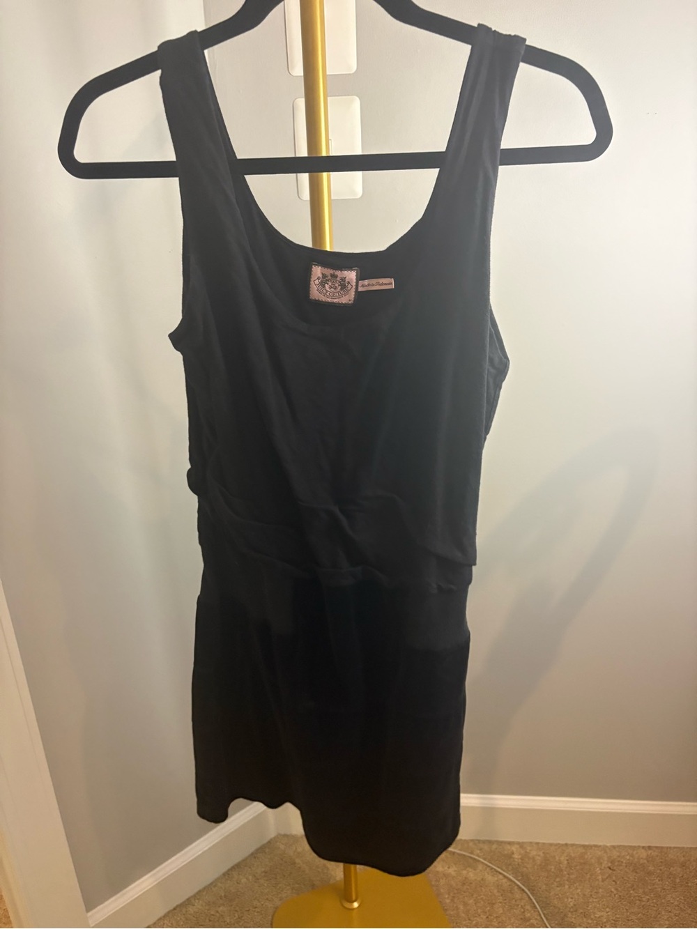 Juicy Couture Black Sleeveless Tank Top